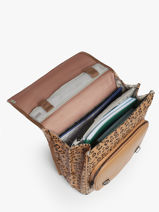 Sac  Dos Vintage North 2 Compartiments Cameleon Marron vintage north SD39-vue-porte