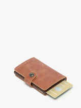 Porte-cartes Vintage Cuir Secrid Marron vintage MV-vue-porte