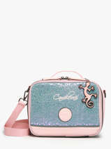 Lunchtas Cameleon Blauw vintage fantasy BL24