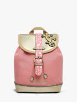 Sac  Dos 1 Compartiment Cameleon Rose vintage fantasy SD25