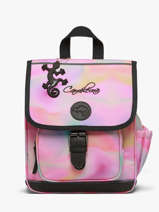 Sac � Dos 1 Compartiment Cameleon Rose vintage fantasy SD30