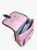 Sac  Dos 1 Compartiment Cameleon Rose vintage fantasy SD30-vue-porte