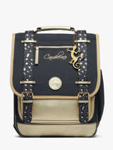 Sac � Dos Vintage Fantasy 2 Compartiments Cameleon Bleu vintage fantasy SD39