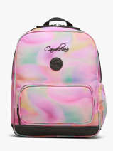 Sac � Dos 2 Compartiments Cameleon Rose vintage fantasy SO40