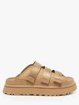 Mules Goldenglow En Cuir Ugg Marron women 1167430