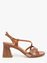 Sandales  Talon En Cuir Tamaris Marron women 44