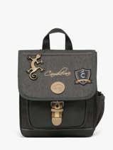 Sac  Dos 1 Compartiment Cameleon Gris vintage urban SD30