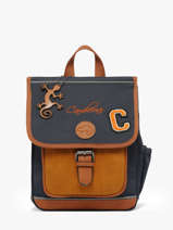 Rugzak 1 Compartiment Cameleon Bruin vintage urban SD30