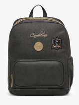 Rugzak 2 Compartimenten Cameleon Grijs vintage urban SO40