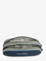 Trousse Enfant 2 Compartiments Cameleon Bleu vintage urban VIB-TROU-vue-porte