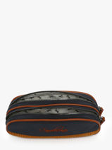 Trousse Enfant 2 Compartiments Cameleon Bleu vintage urban VIB-TROU-vue-porte