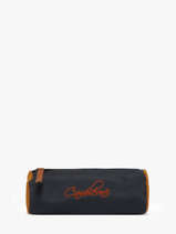 Pennenzak 1 Compartiment Cameleon Blauw vintage urban STRO
