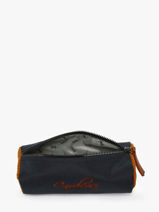 Pennenzak 1 Compartiment Cameleon Blauw vintage urban STRO-vue-porte