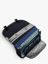 Cartable Enfant 2 Compartiments Cameleon Bleu actual BAS-CA35-vue-porte