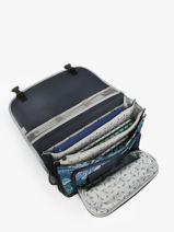 Cartable Enfant 3 Compartiments Cameleon Bleu actual CA41-vue-porte