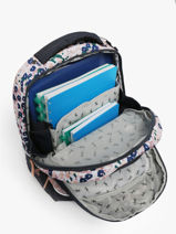 Rugzak 2 Compartimenten Cameleon Blauw actual SD39-vue-porte