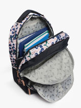 Rugzak 2 Compartimenten Cameleon Blauw actual SD45-vue-porte