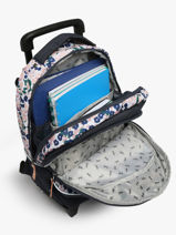 Sac A Dos  Roulettes Cameleon Bleu actual SR39-vue-porte