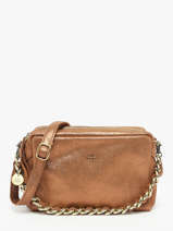 Sac Bandoulire Mama Cuir Mila louise Marron vintage 23673X