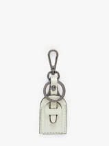 Porte-clefs Caviar Cuir Milano Beige caviar CA23119