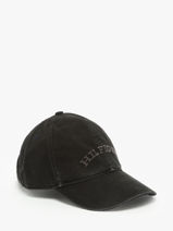 Casquette Tommy hilfiger Noir monotype soft AM13003-vue-porte