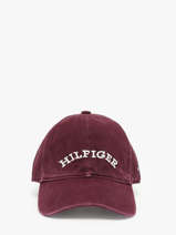Casquette Tommy hilfiger Rouge monotype soft AM13003