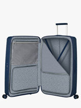 Uitbreidbare Harde Reiskoffer Fastforward American tourister Blauw fastforward 155261-vue-porte