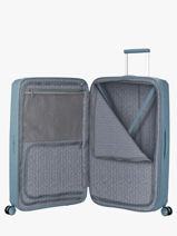 Uitbreidbare Harde Reiskoffer Fastforward American tourister Blauw fastforward 155261-vue-porte