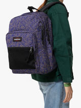 Sac  Dos Pinnacle Eastpak Bleu pbg authentic PBGK060-vue-porte
