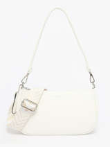 Sac Port paule Et Bandoulire Grained Miniprix Blanc grained F3699