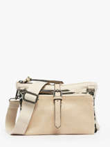 Cross Body Tas Mix Leopard Katoen Miniprix Beige mix leopard 6213
