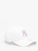 Casquette Ajustable New era Blanc new era 60667398-vue-porte