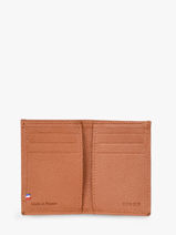 Porte-cartes Madras Cuir Etrier Marron madras EMAD013-vue-porte