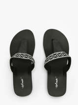 Nu-pieds  Talon Isotoner Noir women 94934