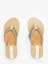 Open Sandalen Met Hak Isotoner Beige women 94206