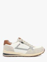 Sneakers Bradley En Cuir Mephisto Blanc men P5147074