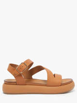 Sandales En Cuir Inuovo Orange women A96001