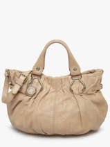 Preloved Vintage Handtas Leder Celine Beige second life 1258679
