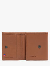 Portemonnee Madras Leder Etrier Bruin madras EMAD097-vue-porte