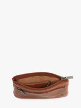 Portemonnee Madras Leder Etrier Bruin madras EMAD612-vue-porte
