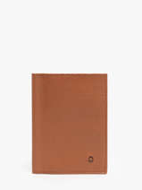 Paspoorthoes Madras Leder Etrier Bruin madras EMAD025