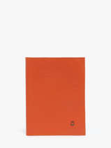 Paspoorthoes Madras Leder Etrier Oranje madras EMAD025
