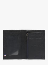 Portefeuille Met Portemonnee Madras Leder Etrier Blauw madras EMAD941-vue-porte