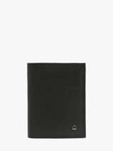 Portefeuille Porte-monnaie Madras Cuir Etrier Noir madras EMAD142