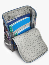 Sac à Dos 1 Compartiment Cameleon Gris actual PBBASC40-vue-porte