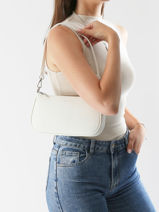 Schoudertas /cross Body Grained Miniprix Wit grained F3699-vue-porte