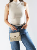 Cross Body Tas City Sun Miniprix Beige city sun  MK84001-vue-porte
