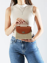 Cross Body Tas City Sun Miniprix Bruin city sun  MK84001-vue-porte