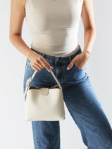 Cross Body Tas Italy Miniprix Beige italy A9117-vue-porte