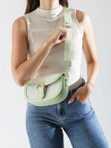 Sac Bandoulire Chic Miniprix Vert chic EL1555-vue-porte